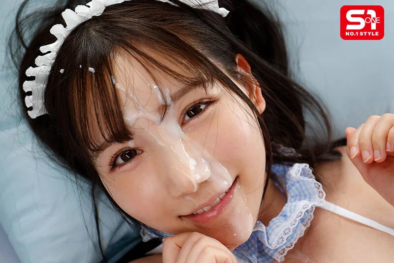 俺専属の超可愛いメイドは大量顔射がいっちばん喜ぶので、顔面ぶっかけSEXでたっぷり可愛がってやる! 三田真鈴