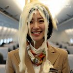 キャビンアテンダントへのぶっかけもの