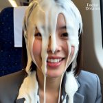 OLへの大量ぶっかけ作品